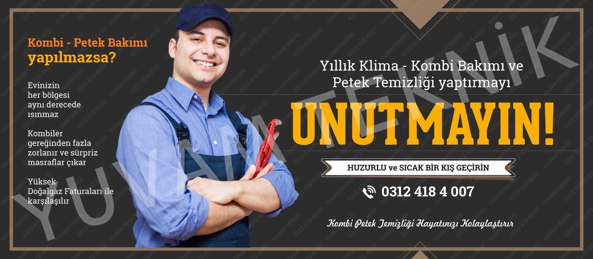 En İyi Ankara Kombi Servisi (Arıza ve Bakım) Hizmetleri 0312-4184007